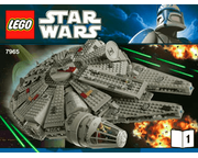 tapet hjem Effektivt LEGO Instructions - 7965-1 Millennium Falcon | Rebrickable - Build with LEGO