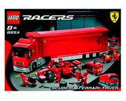 LEGO Instructions - 8654-1 Scuderia Ferrari Truck Rebrickable - Build with LEGO