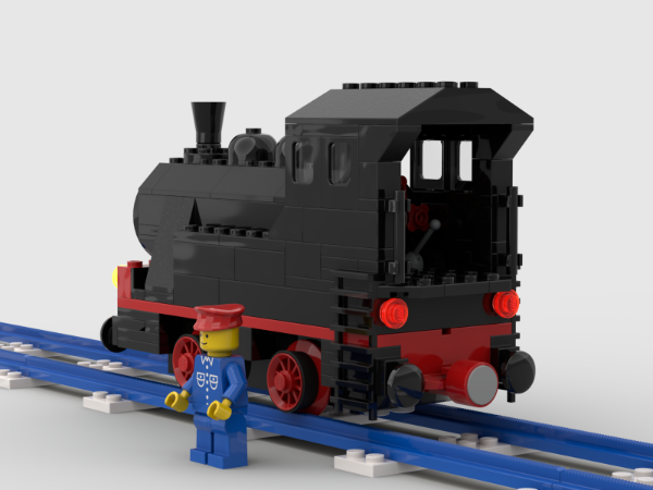 LEGO MOC Retro train by smaxer3d | Rebrickable - Build with LEGO