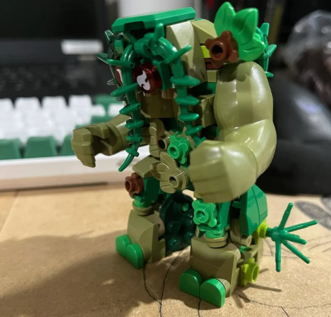 LEGO MOC Custom LEGO Man-Thing MOC from Werewolf by Night by Purple Brick  Customs