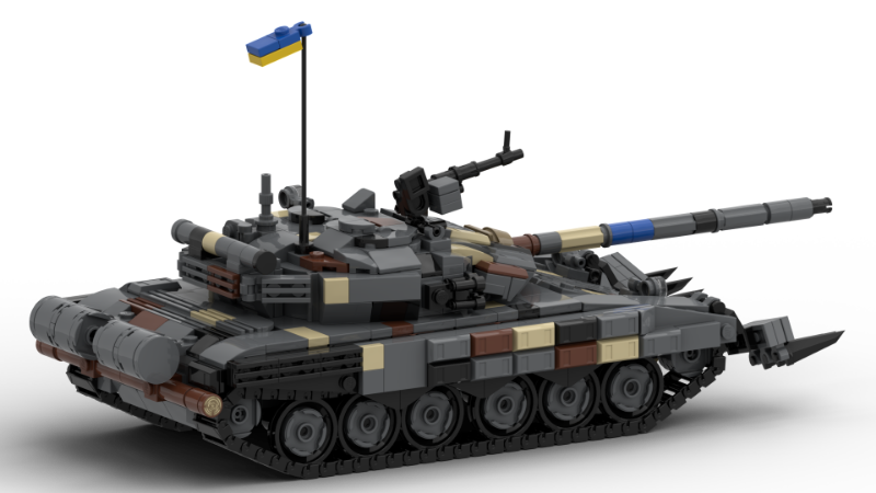 LEGO MOC T-72AV Ukraine by Isuwila | Rebrickable - Build with LEGO