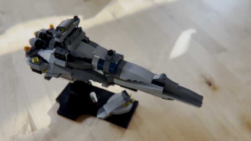 LEGO MOC-207552 star destroying space ship (alt build of invisible hand ...