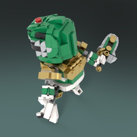 LEGO MOC-165491 SD GREEN RANGER by choi_dambaek | Rebrickable - Build ...