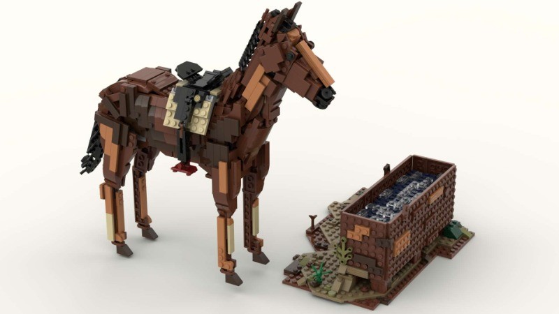 lego horse moc