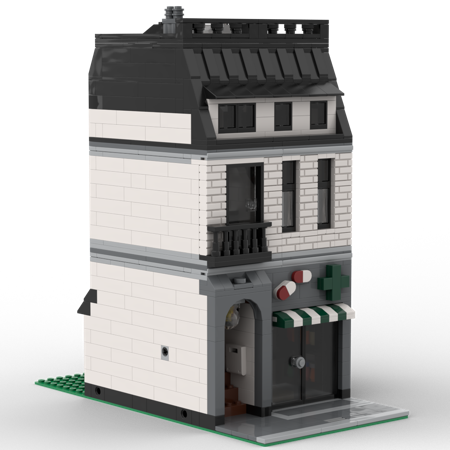 LEGO MOC Modular Pharmacy by Hannas.Beverly.Bricks | Rebrickable ...