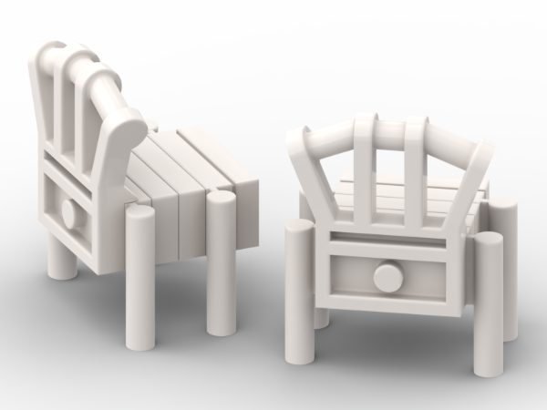 LEGO MOC Metal Chairs - Minifig Scaled by RYO Furniture Designs ...