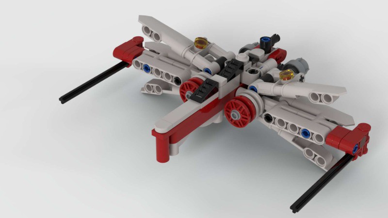 LEGO MOC TECHNIC mini ARC-170 starfighter Enhanced version by pins_n ...