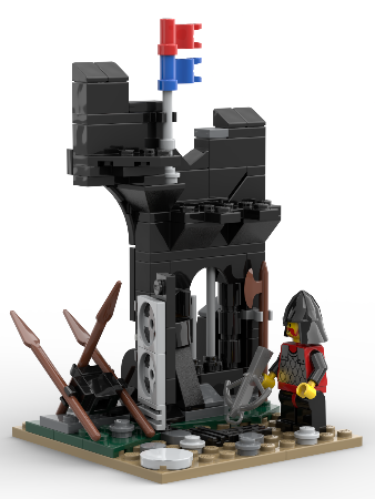 LEGO MOC-178992 Black Knights hold strong by mrnoeb | Rebrickable ...