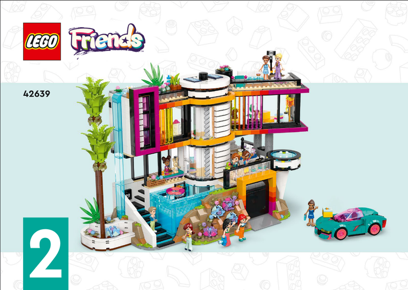 Review: 42639-1 - Andrea's Modern Mansion | Rebrickable - Build