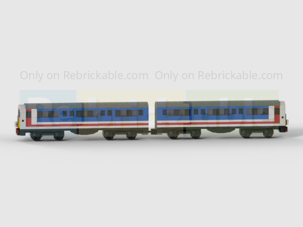 LEGO MOC-177996 4-Wide Class 483 Isle Of Wight 2-Carriage EMU Train In ...