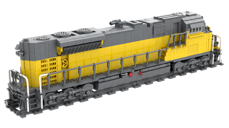 LEGO MOC EMD SD70Ace UNION PACIFIC by Barduck | Rebrickable - Build ...