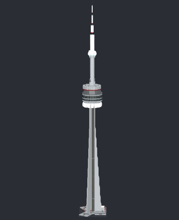 LEGO MOC CN Tower by loria.br7 | Rebrickable - Build with LEGO