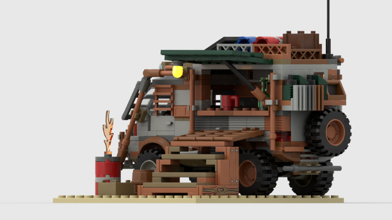 LEGO MOC-169819 Doomsday style ——merchant cart that flows inside the ...