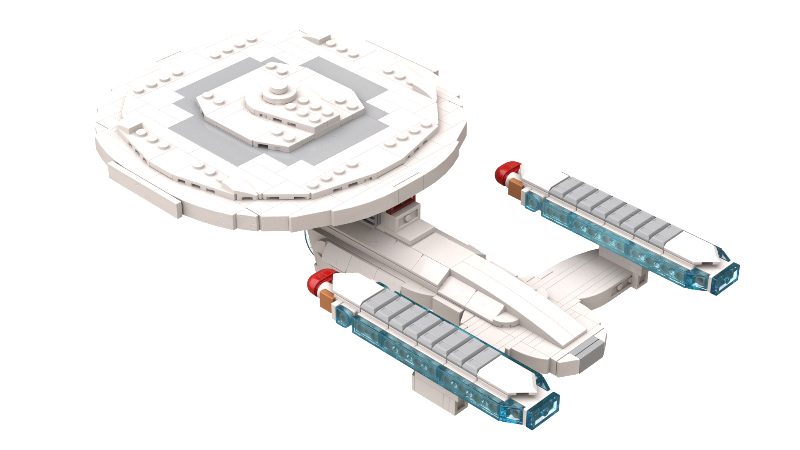 LEGO MOC USS Enterprise NCC-1701-C by hyphencubed | Rebrickable - Build ...