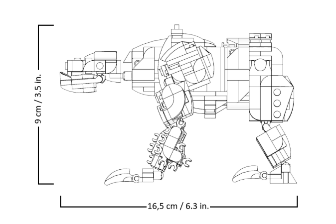 LEGO MOC-216301 Frostclaw (Horizon) by studder_builds | Rebrickable ...