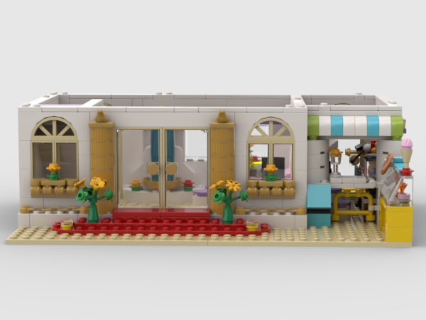 LEGO MOC Restaurant and Icecream parlor, Alternate build of Lego41101 ...