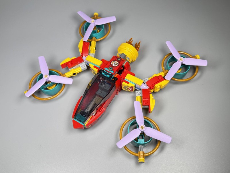 Review: 80057-1 - Nezha's Ring of Fire Mech | Rebrickable - Build