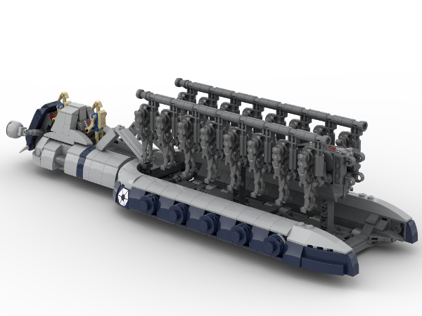 LEGO MOC-193233 Clone Wars Platoon Attack Craft With Droid Rack (CIS ...