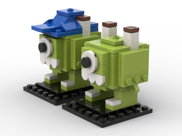 LEGO MOC Mike Wazowski BrickHead by Tobiasz250 | Rebrickable - Build ...