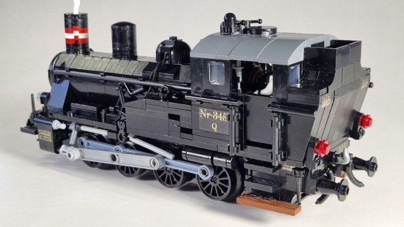 LEGO MOC-198248 DSB Litra Q 345. Danish steam locomotive. by ...