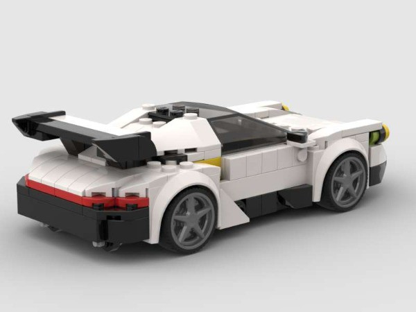 LEGO MOC Porsche 911 by Cocabonga | Rebrickable - Build with LEGO