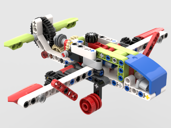LEGO MOC-153247 Propeller Plane by Raptor9889 | Rebrickable - Build ...