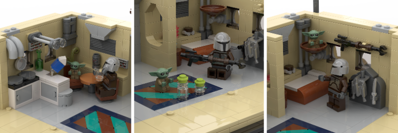 LEGO MOC-146420 The Mandalorian's Cabin by brickfolk | Rebrickable ...