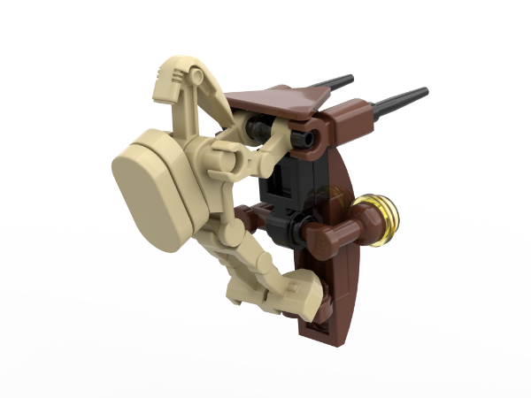 You receive 1 LEGO Star Wars custom STAP speeder bike trade federation droid