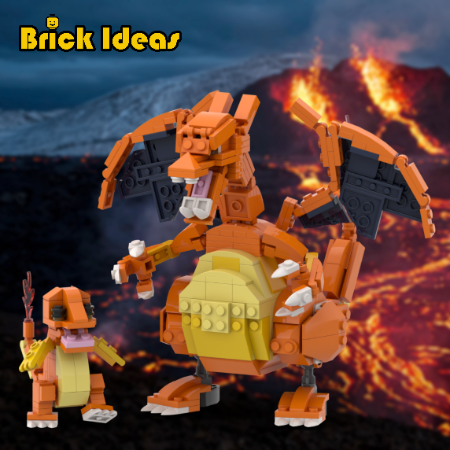 I built Charizard out of LEGO  LEGO Pokemon MOC Review 