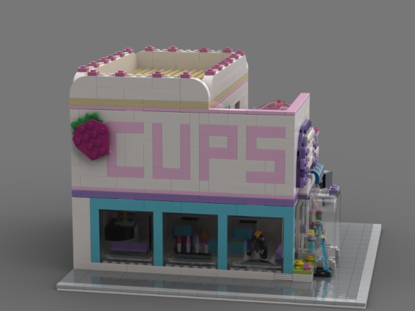 Lego Moc Cups Cupcakery Beauty Salon By Cbyler Rebrickable