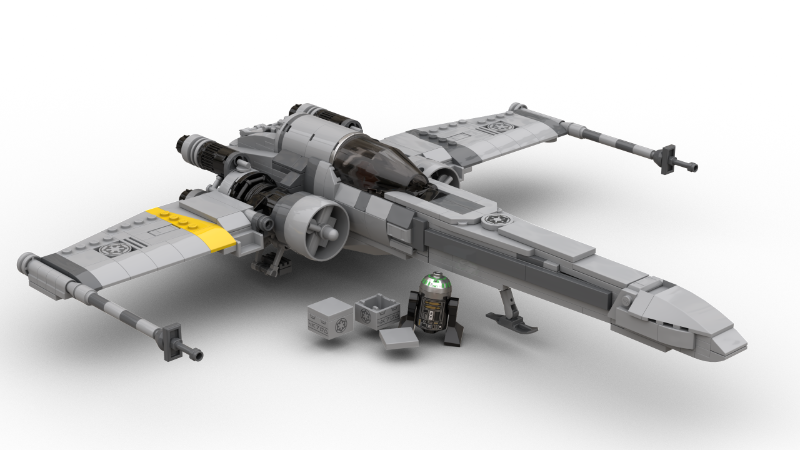 LEGO MOC Z-95 Headhunter starfighter MOC by Pixelated Brick ...