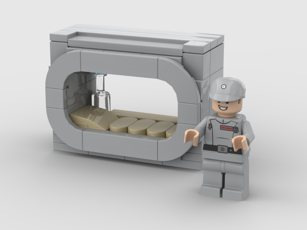 LEGO MOC Imperial bunk bed (no back wall, 3 studs deep version) by ...