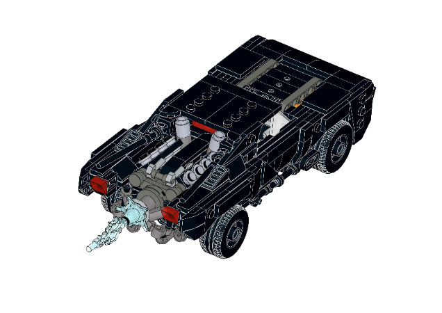 LEGO MOC UCS Batmobile 2022 Robert Pattinson Matt Reeves by CreationCaravan  (Brad Barber)