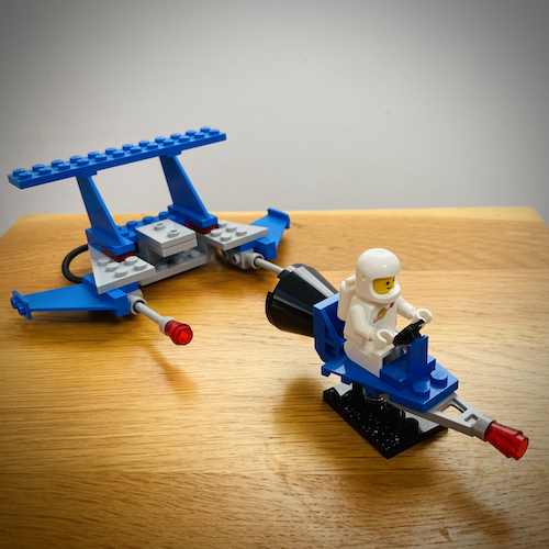 LEGO MOC-204930 Classic Space Reimagined: Tri-Scanner Rocket Sled by ...