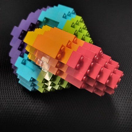 LEGO MOC Interlocking Rings by DoesTheBrick | Rebrickable - Build with LEGO