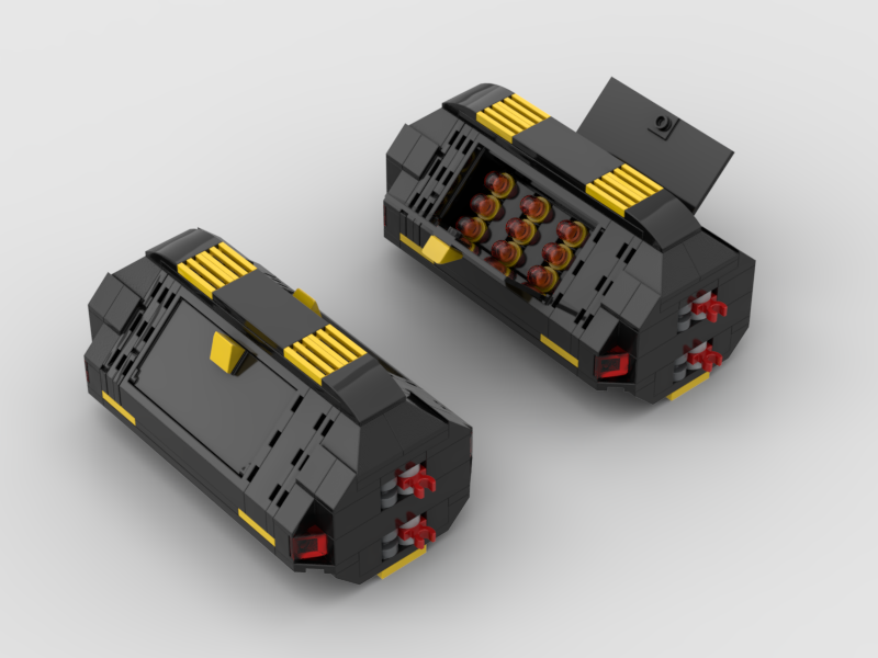 LEGO MOC-261562 Blacktron Broadside Missile Module by MarcusStarkiller ...