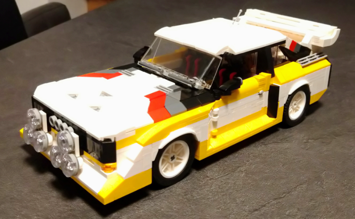 Lego Moc 1:18 Audi Quatro Sport S1 By Double U Bricks 