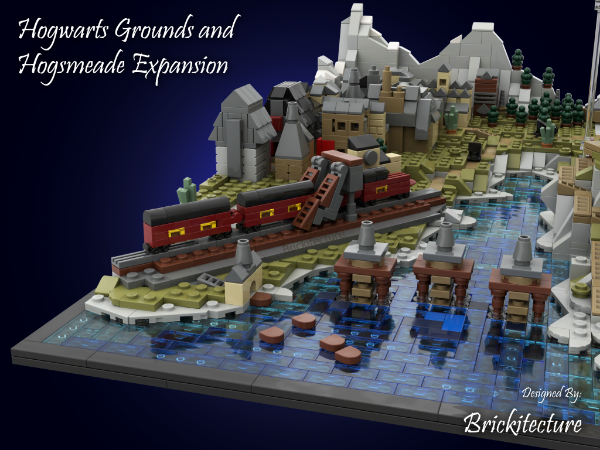 LEGO MOC Castle Grounds and Village Expansion (76419) by