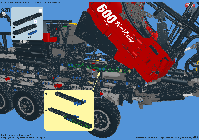 LEGO MOC-212282 PistenBully Polar 600 W by technicbasics