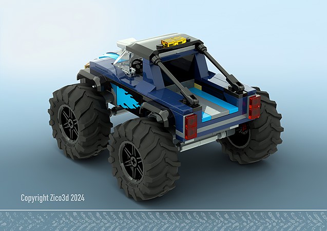 LEGO MOC Set 60402 - 8 Stud MOD by Zico3d | Rebrickable - Build 