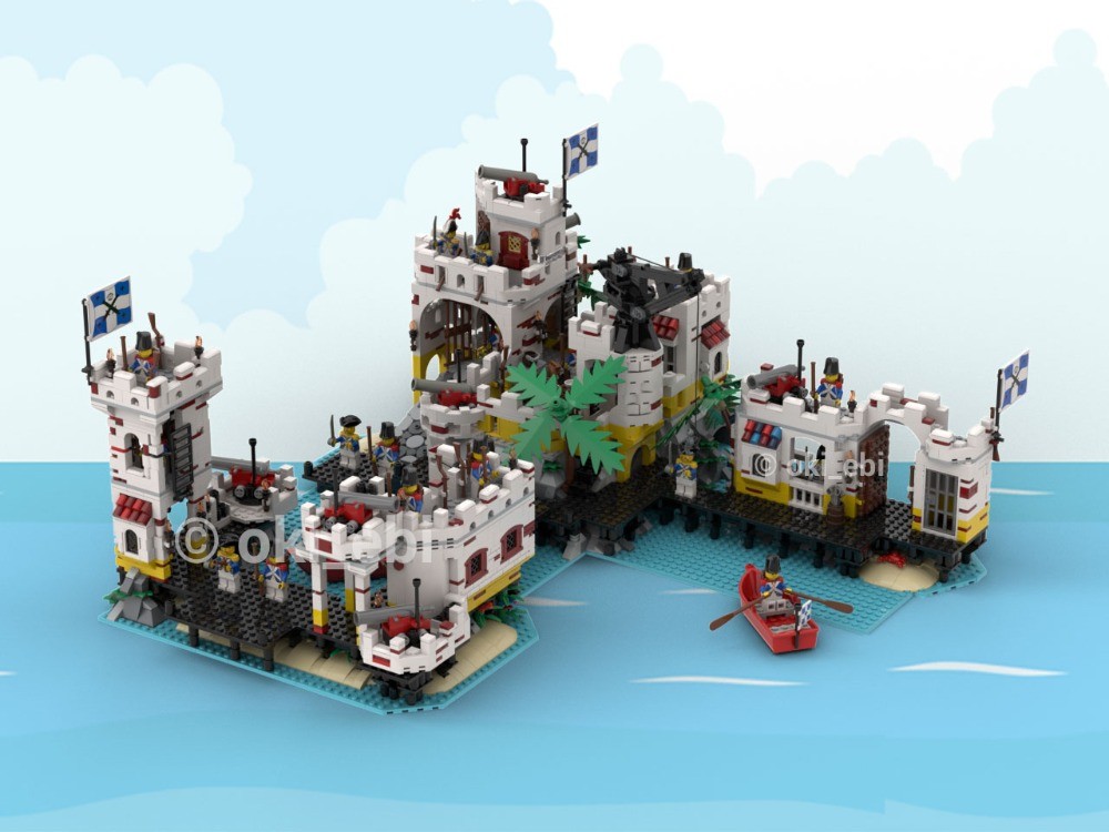 LEGO MOC-223906 Lagoon Lock-Up Remake - Connectable with new 10320 ...
