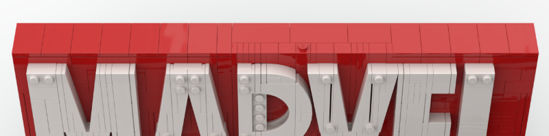 LEGO MOC-221041 Modified Marvel Logo by vicarity | Rebrickable - Build ...