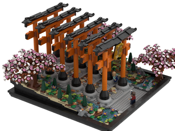 Gate Fence Boundary Wall 3D Model - A23D