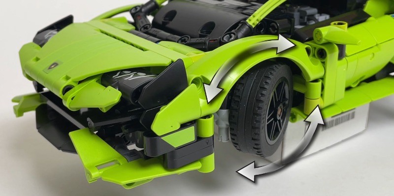 LEGO MOC-202459 42161 람보르기니 Huracan Tecnica RC MOD for Power
