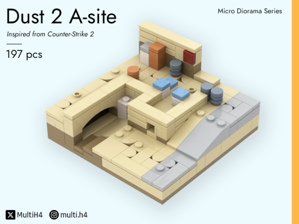 LEGO MOC-192782 Counter-Strike Dust 2 A-site by multih | Rebrickable ...