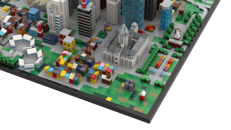 LEGO MOC Philadelphia - city map (skyline) by kubak5 | Rebrickable ...