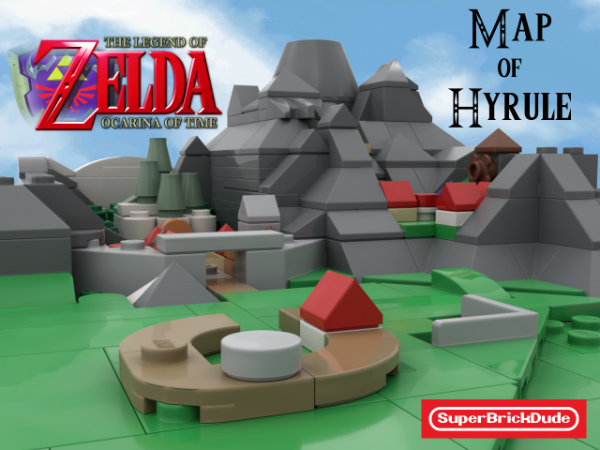 LEGO MOC-212291 The Legend of Zelda: Ocarina of Time - Map of