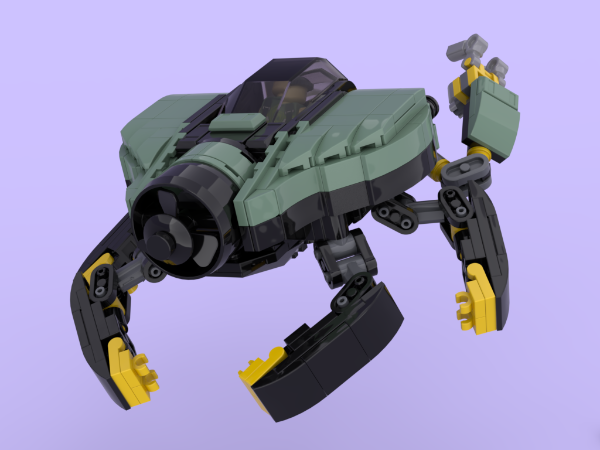 Lego Moc Avatar Crab Suit By Bobbacatmocs Rebrickable Build With Lego