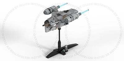 Lego Razor Crest Small LEGO MOC Micro Size Razor Crest By Jellco