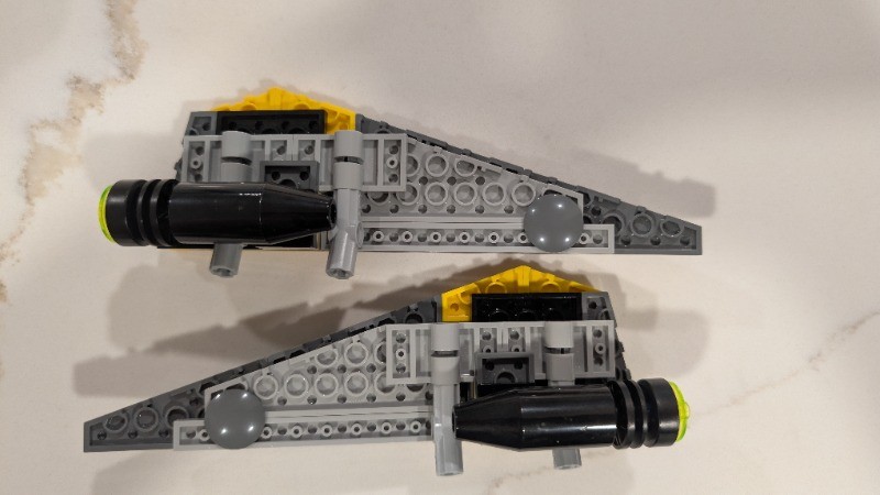 LEGO MOC-211040 Anakin's Delta 7b Starfighter 75214 Rework by Whips ...